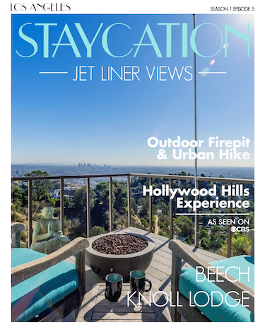 Staycation magazine cover