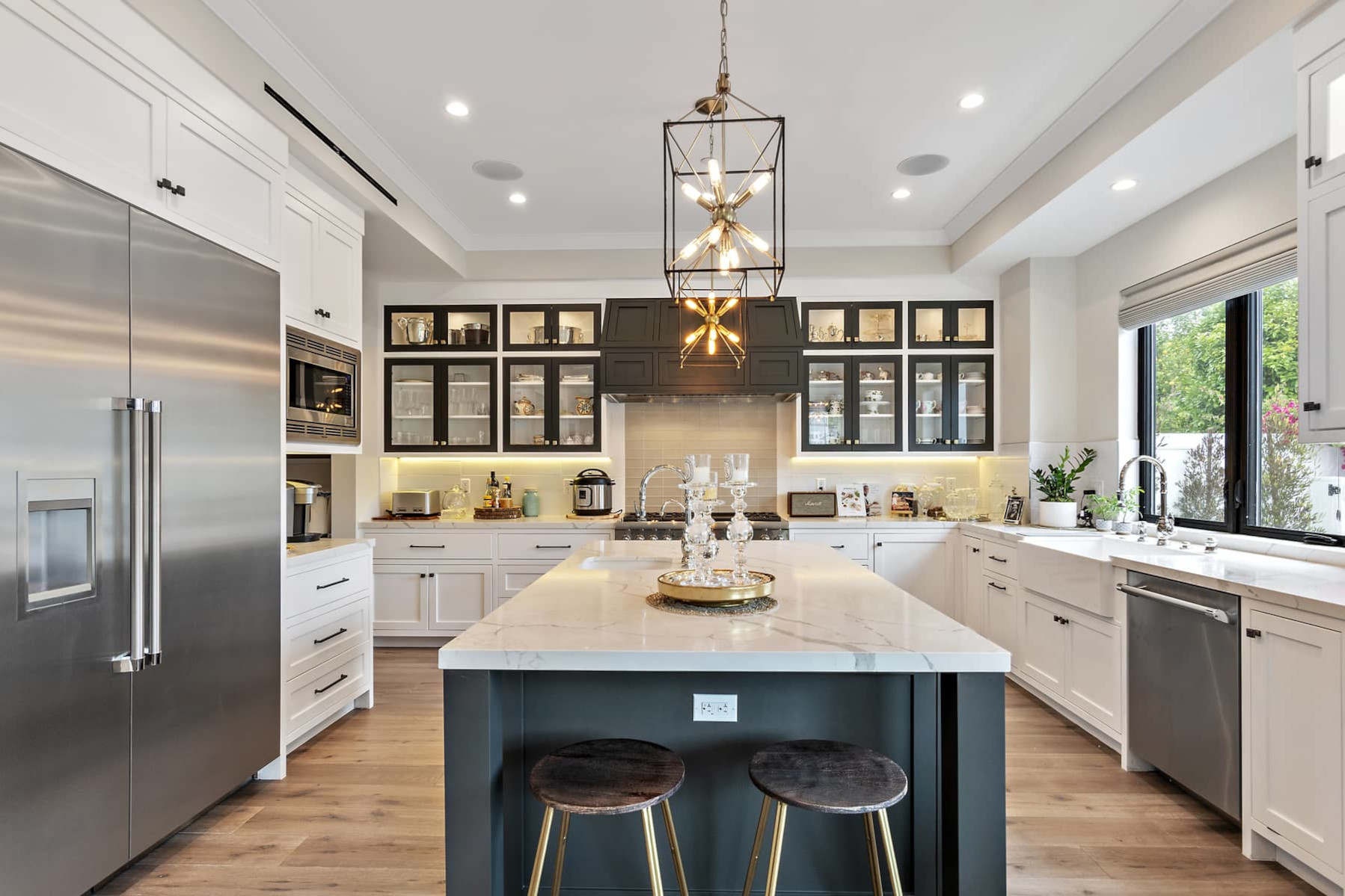 Kitchen of a Los Angeles Airbnb rental home